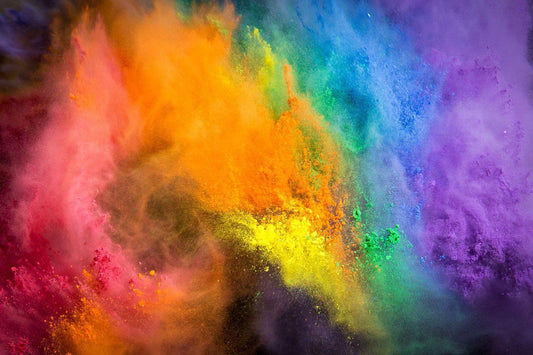 Creative Ideas for Couples' Photoshoots with Colored Powder