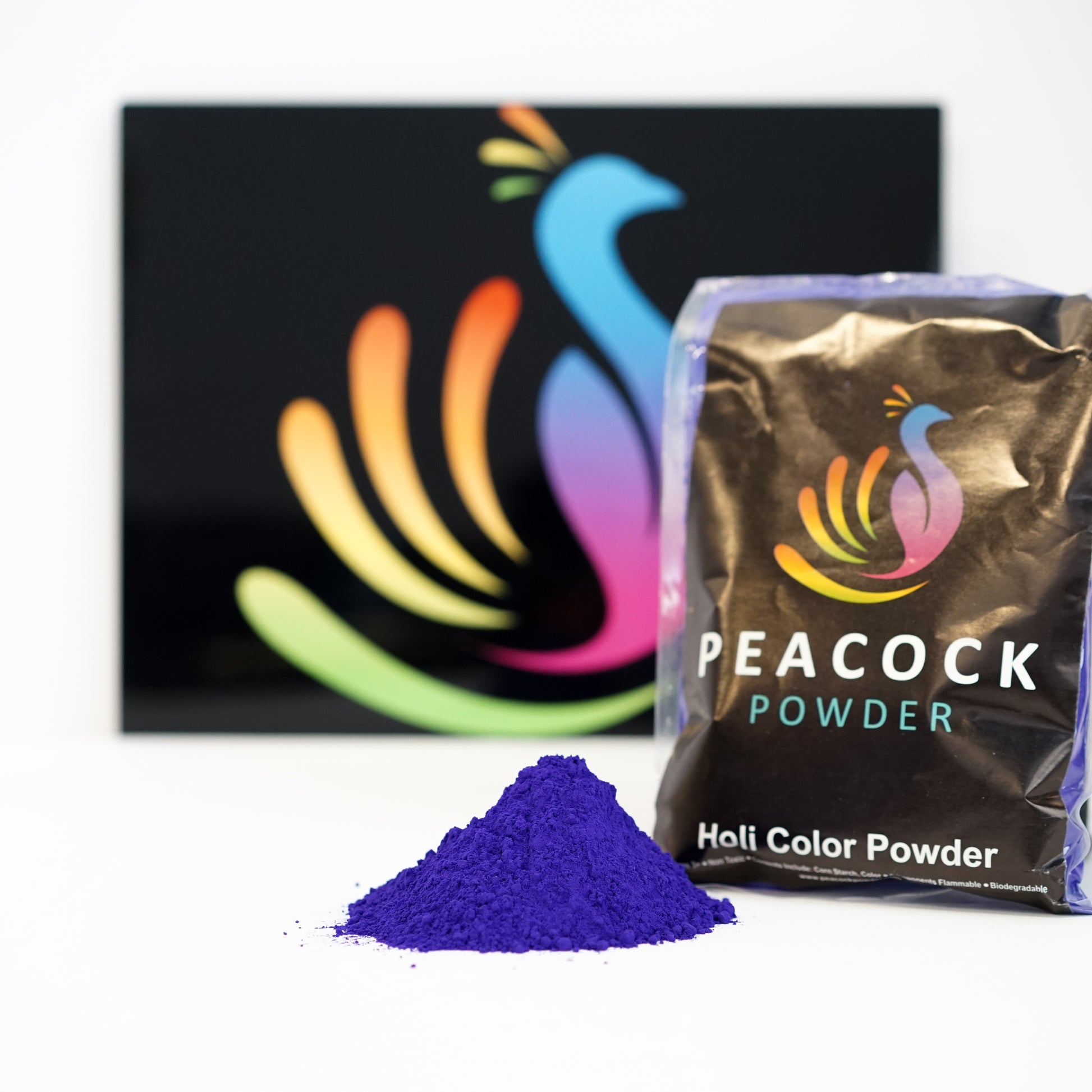 purple color powder holi powder