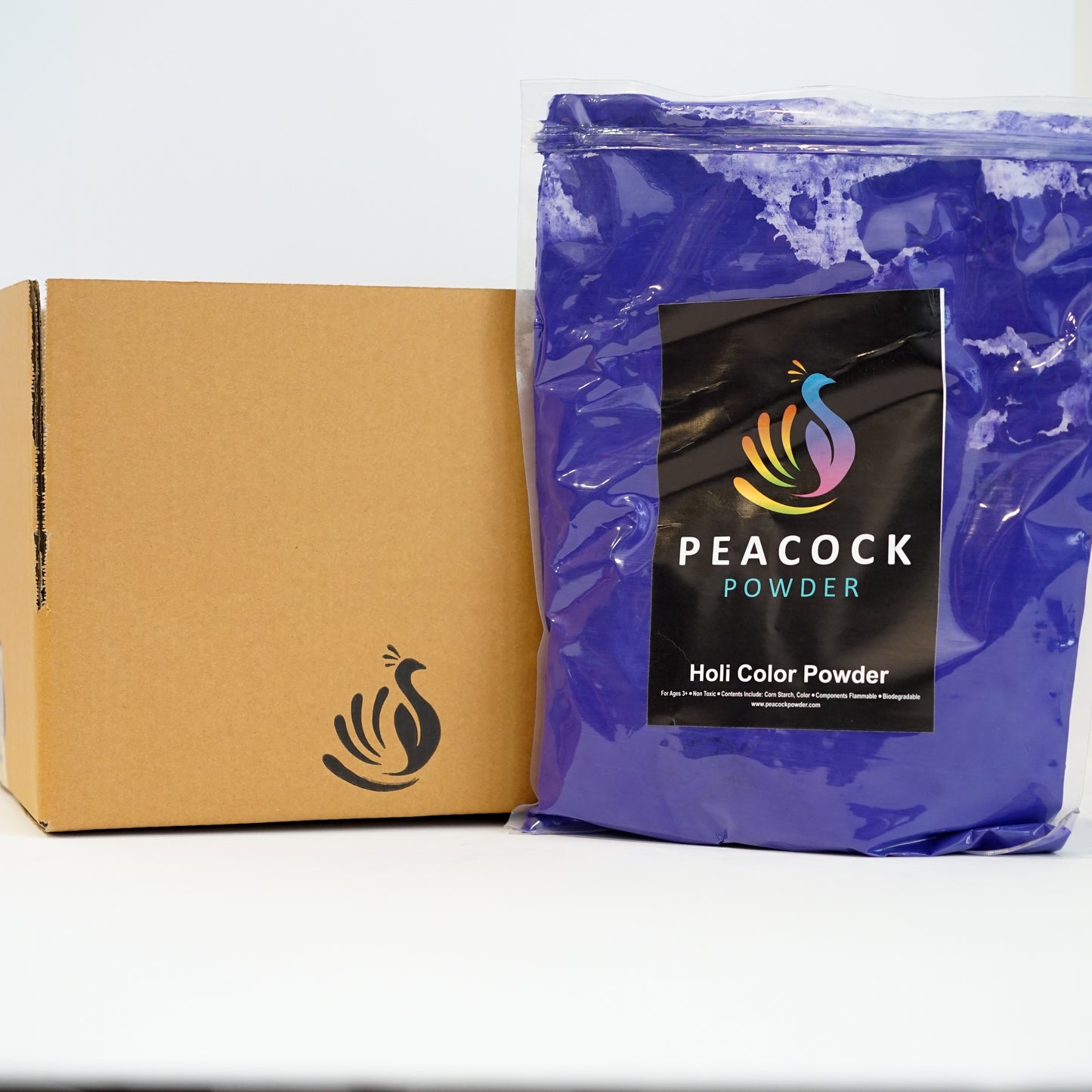 purple color powder holi powder