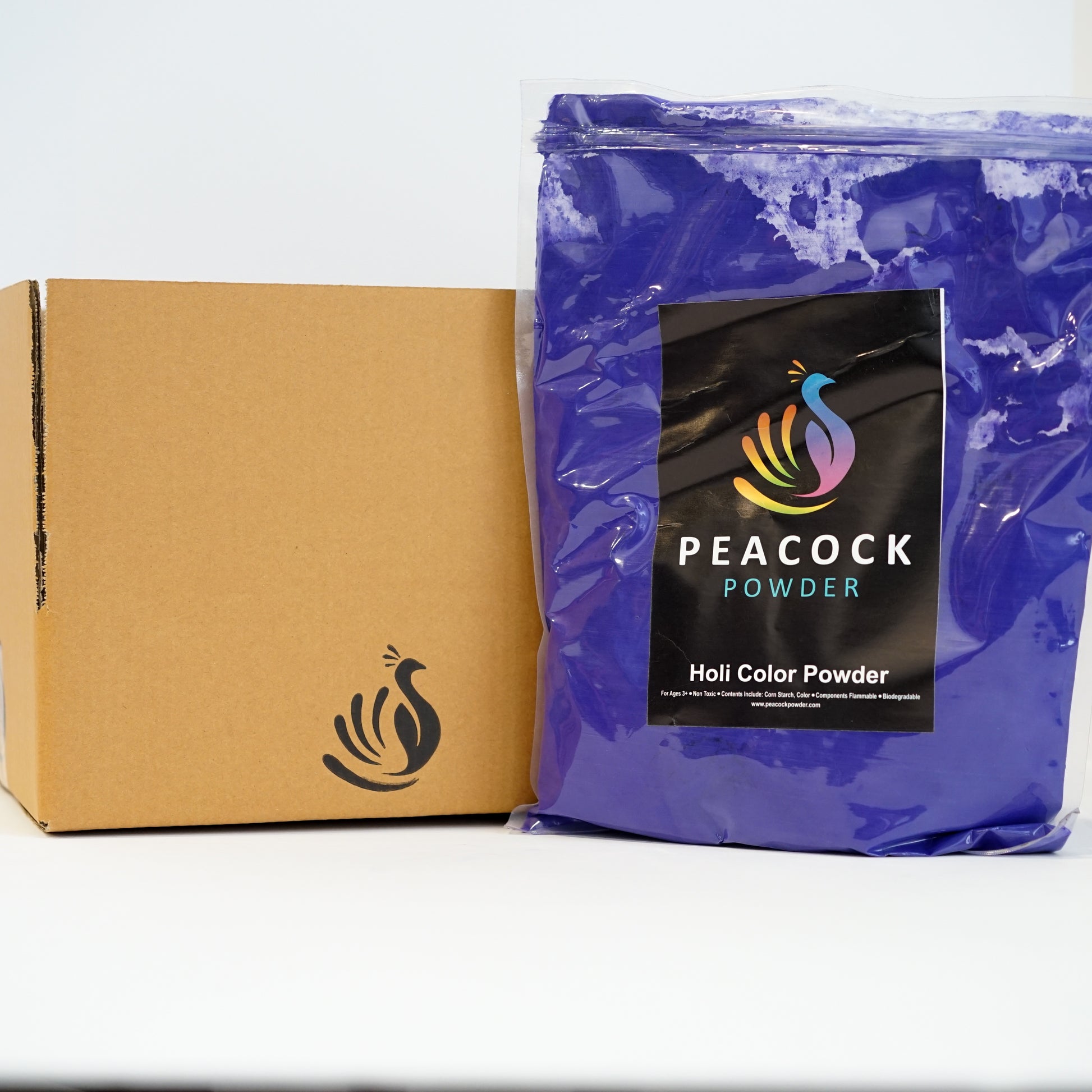 purple color powder holi powder