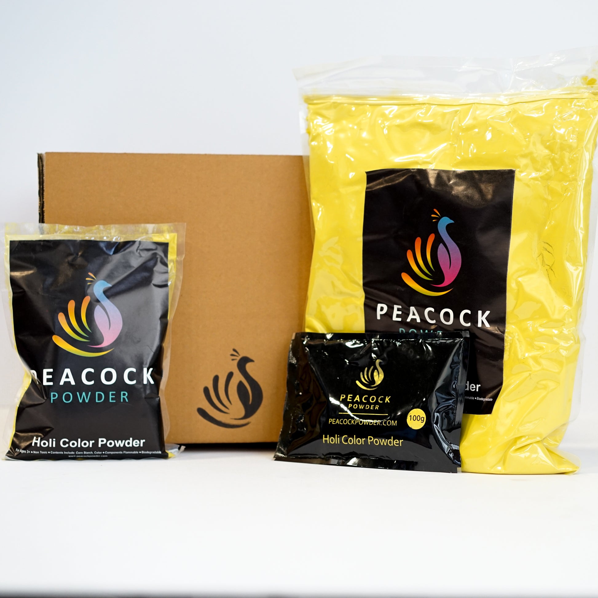 yellow color powder holi color powder festival
