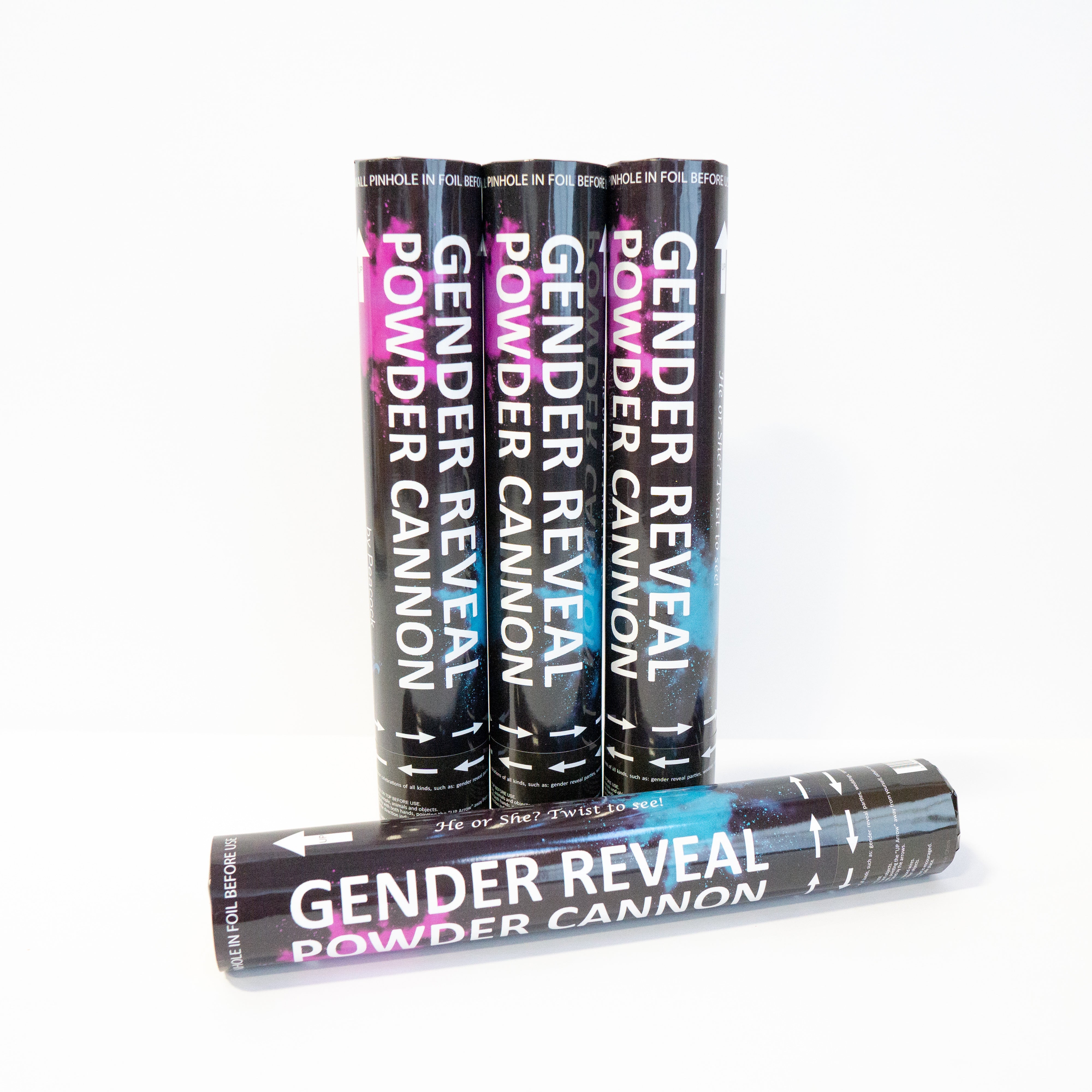 24 Gender Reveal Party Cannon - Powder and Confetti