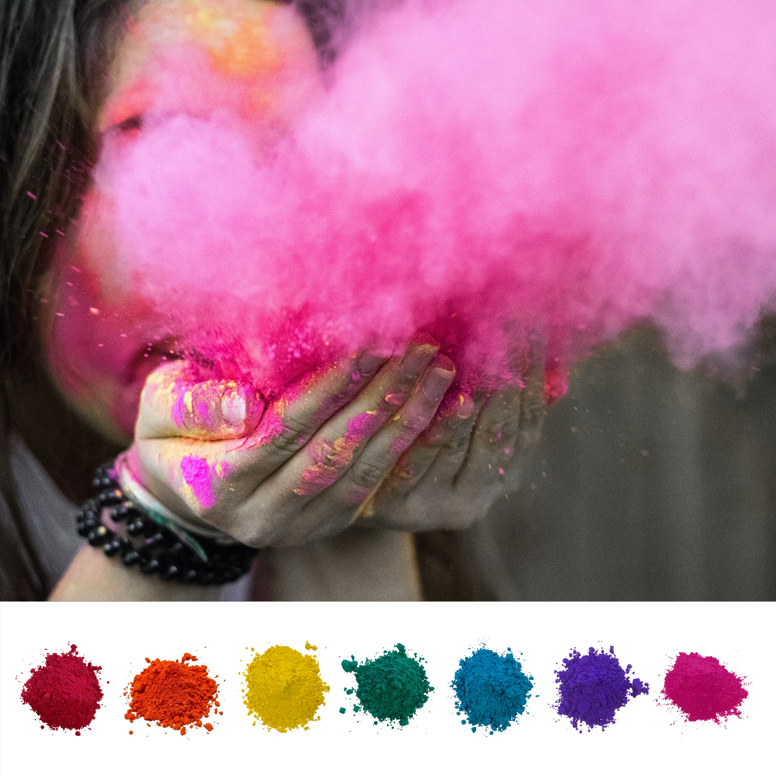 Hawwwy Colored Powder for Color Run - 2 Pounds Pink - Color Run Powder  Assorted Colors, Colorful Smoke, 5k Runs, Bath Bombs, War Paint, Holi  Festival