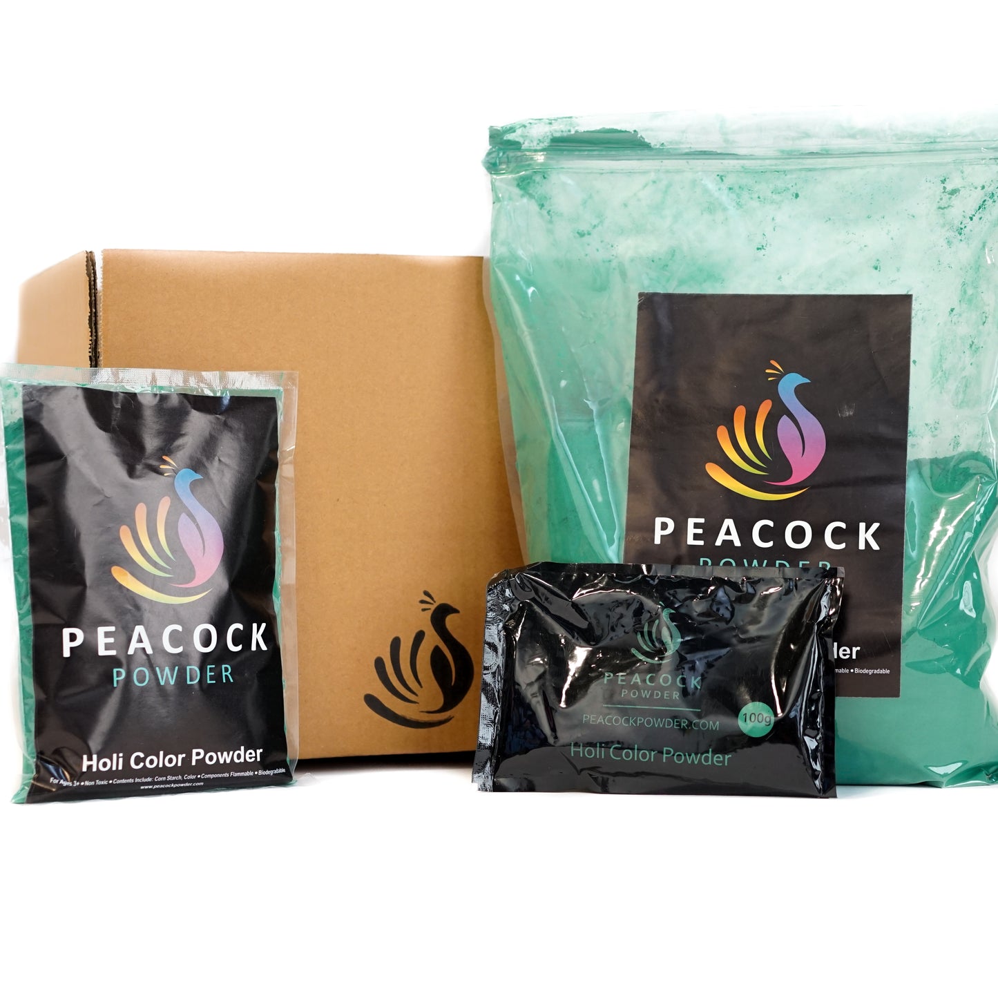 Green Premium Holi Color Powder