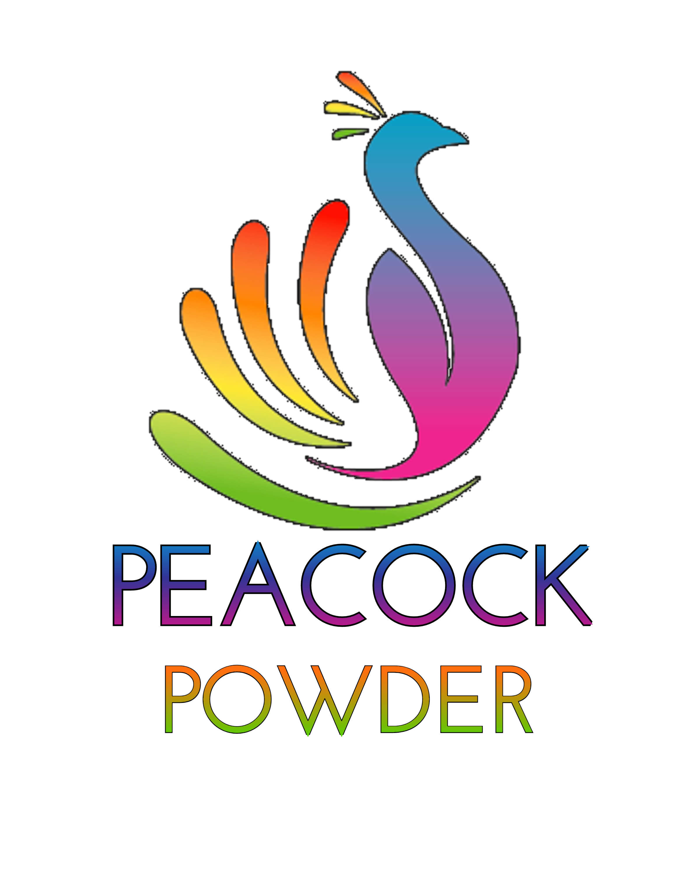 Gender Reveal Color Powder – Peacock Powder