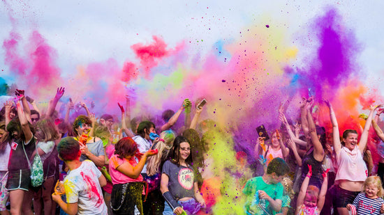 Bulk Color Powder for Color Runs, Holi & Events | Peacock Powder