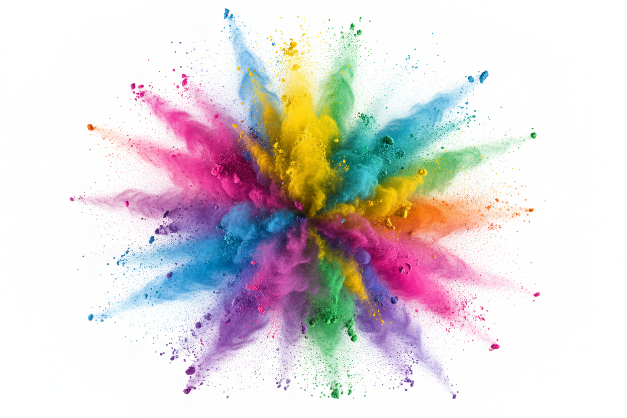 Multi Color colored powder