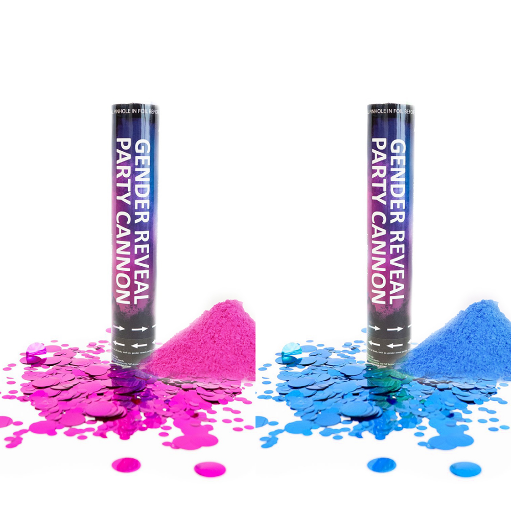 12" Gender Reveal Party Cannon - Powder and Confetti