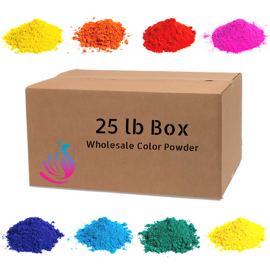 25lb - Wholesale Color Powder - Premium Holi Color [5 Colors in 5lb Increments]
