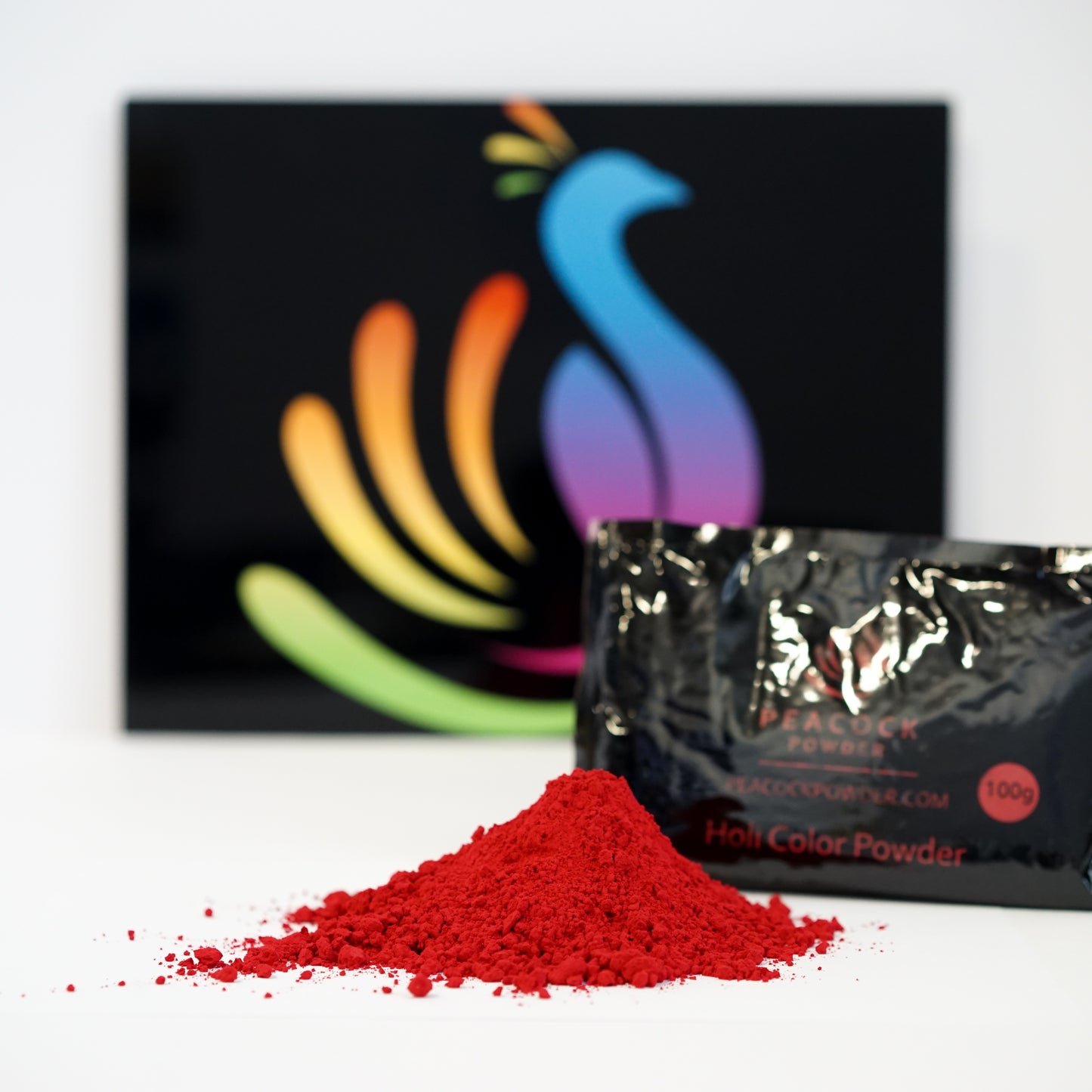 red color powder fun run holi color powder