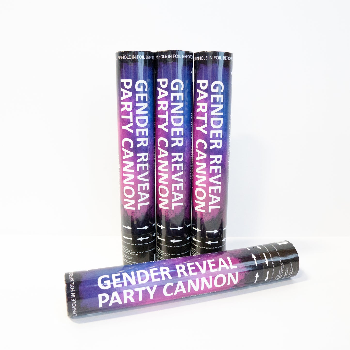 Gender Reveal Cannon - Powder, Confetti, Combo