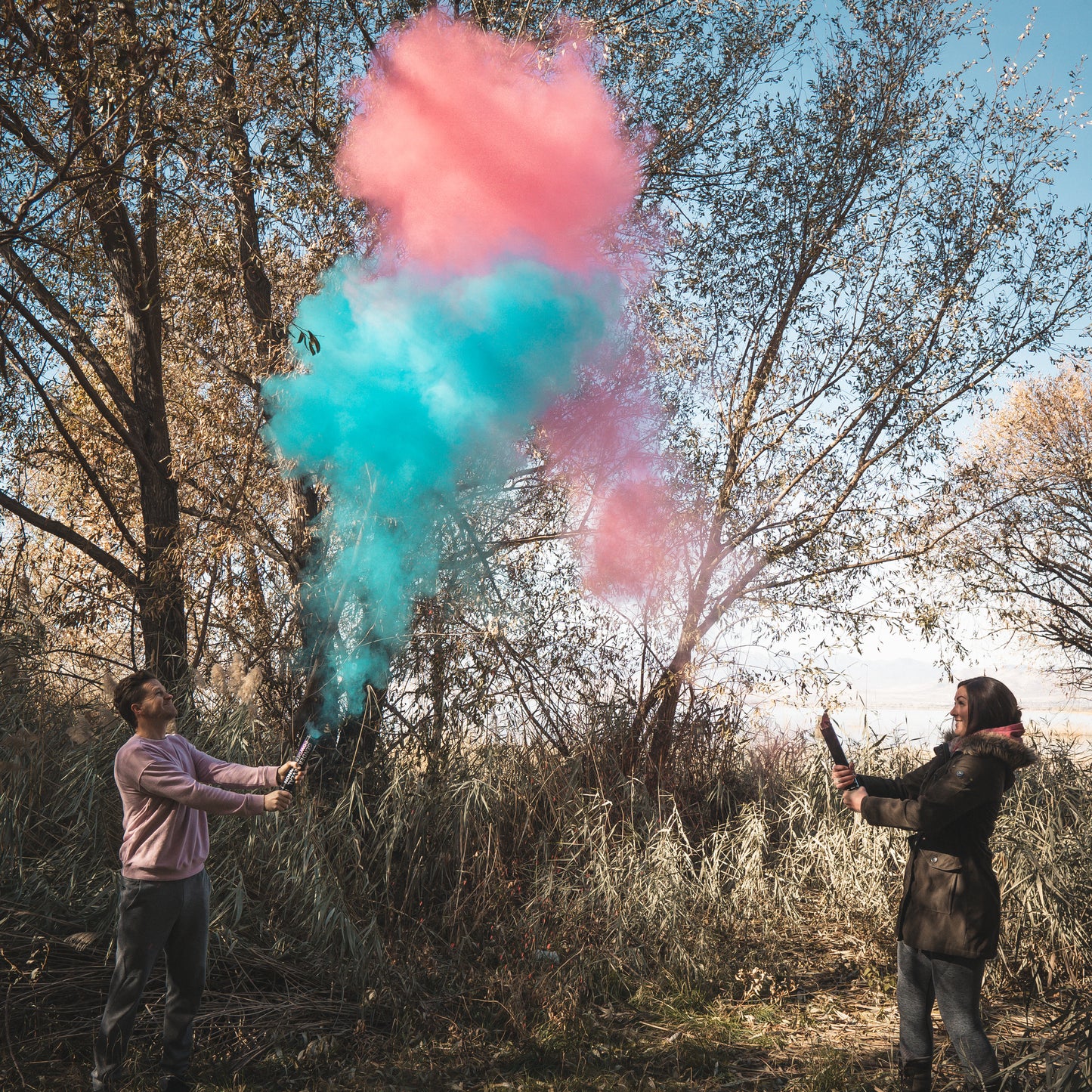 Gender Reveal Cannon - Powder, Confetti, Combo