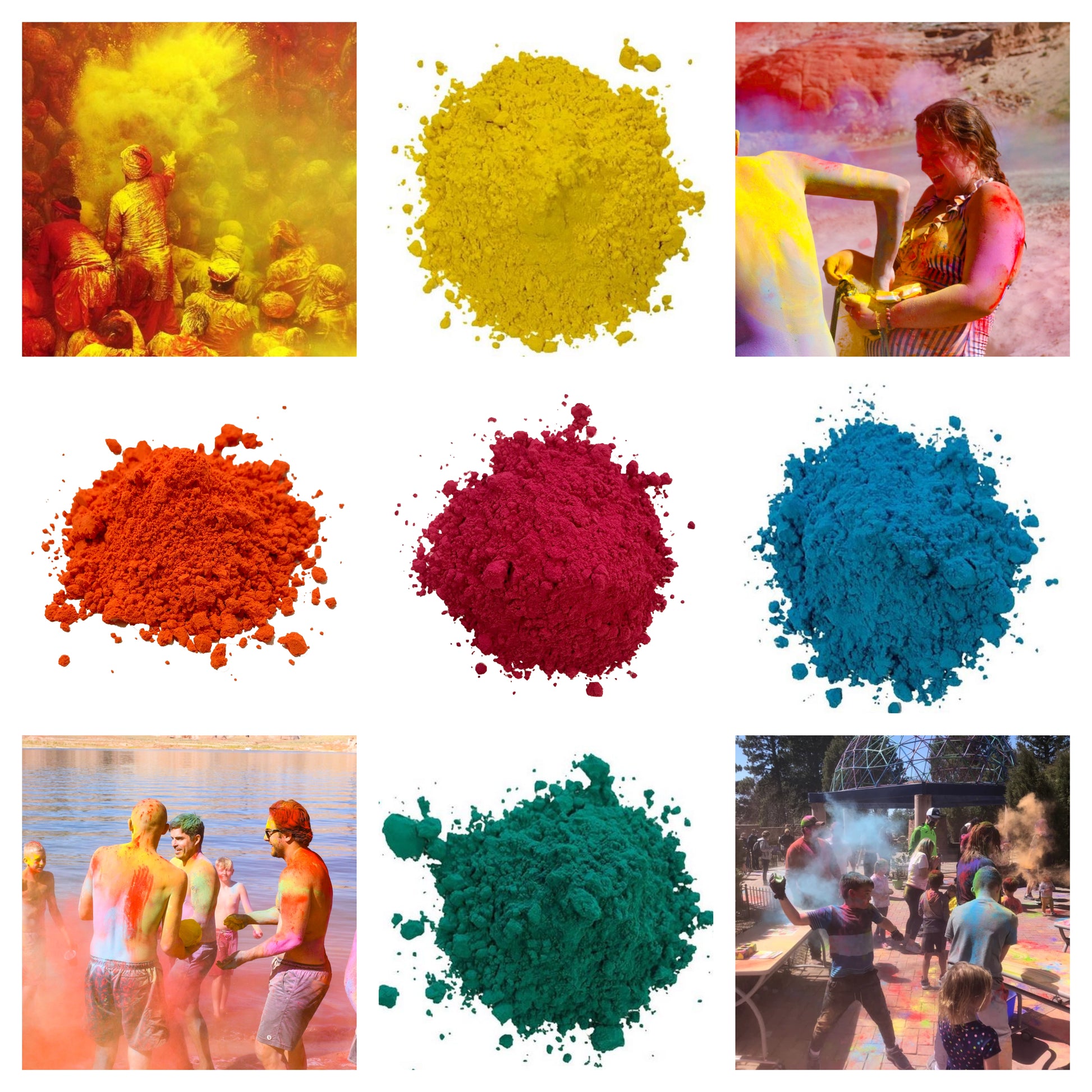 5 Lbs of Premium Holi Color Powder Color Powder Run Gender -  Israel