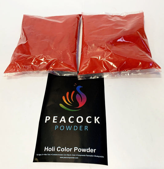 red peacock event color festival powder fun run race holi color powder party pound packet