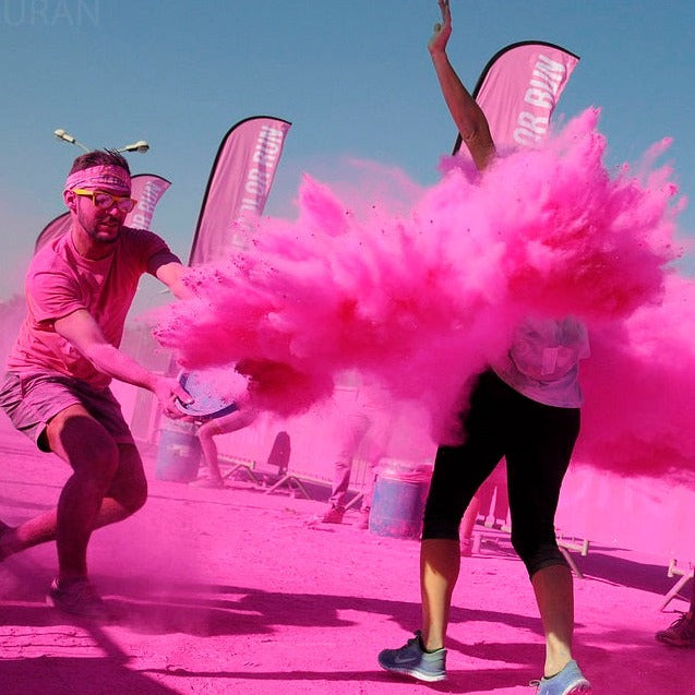 pink bulk wholesale event color festival powder fun run race holi color powder party